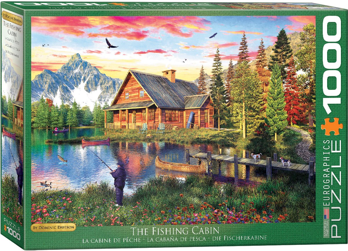 Eurographics 1000 Palan Palapeli The Fishing Cabin