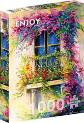 Enjoy Puzzle 1000 Palan Palapeli Blooming Balcony
