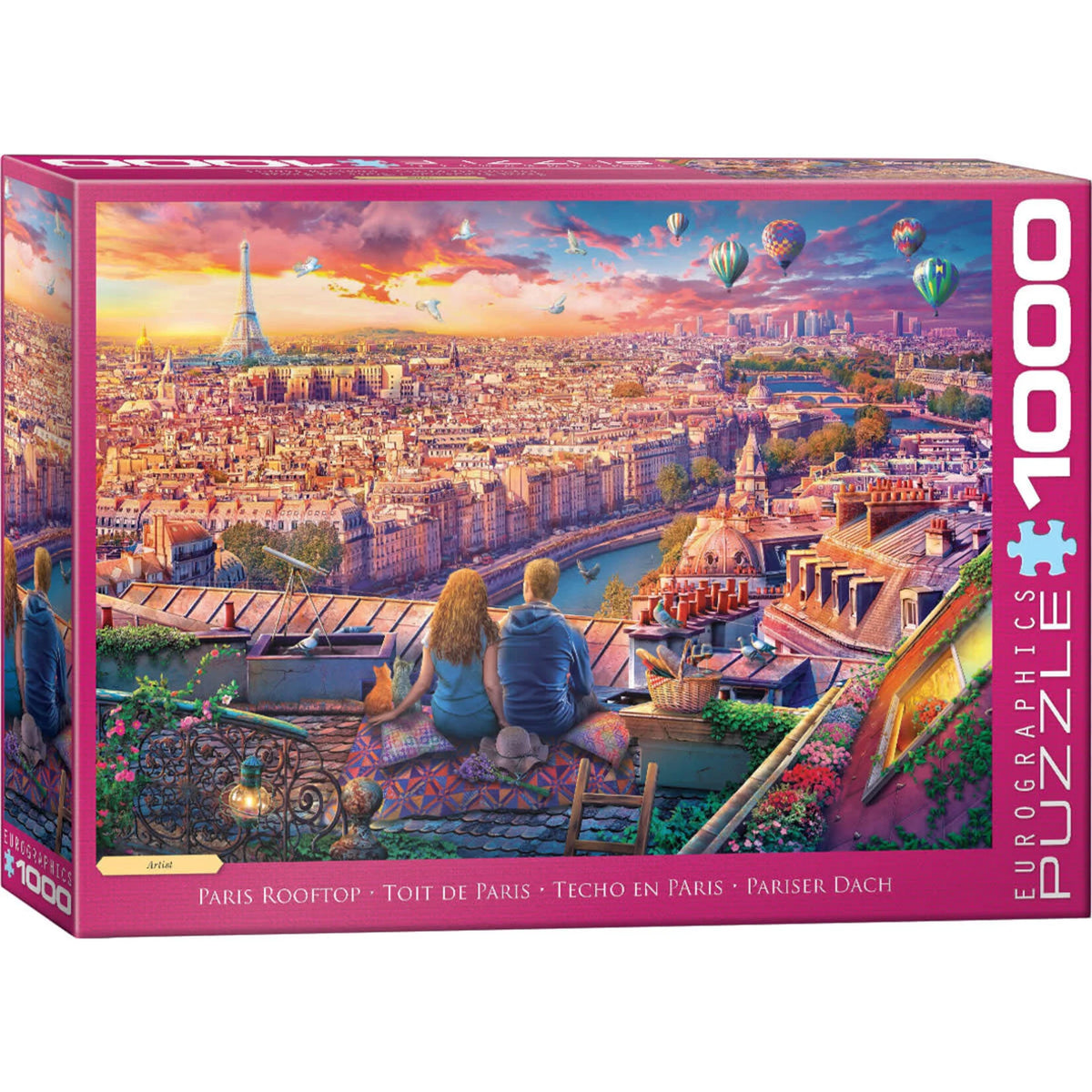 Eurographics 1000 Palan Palapeli Paris Rooftop