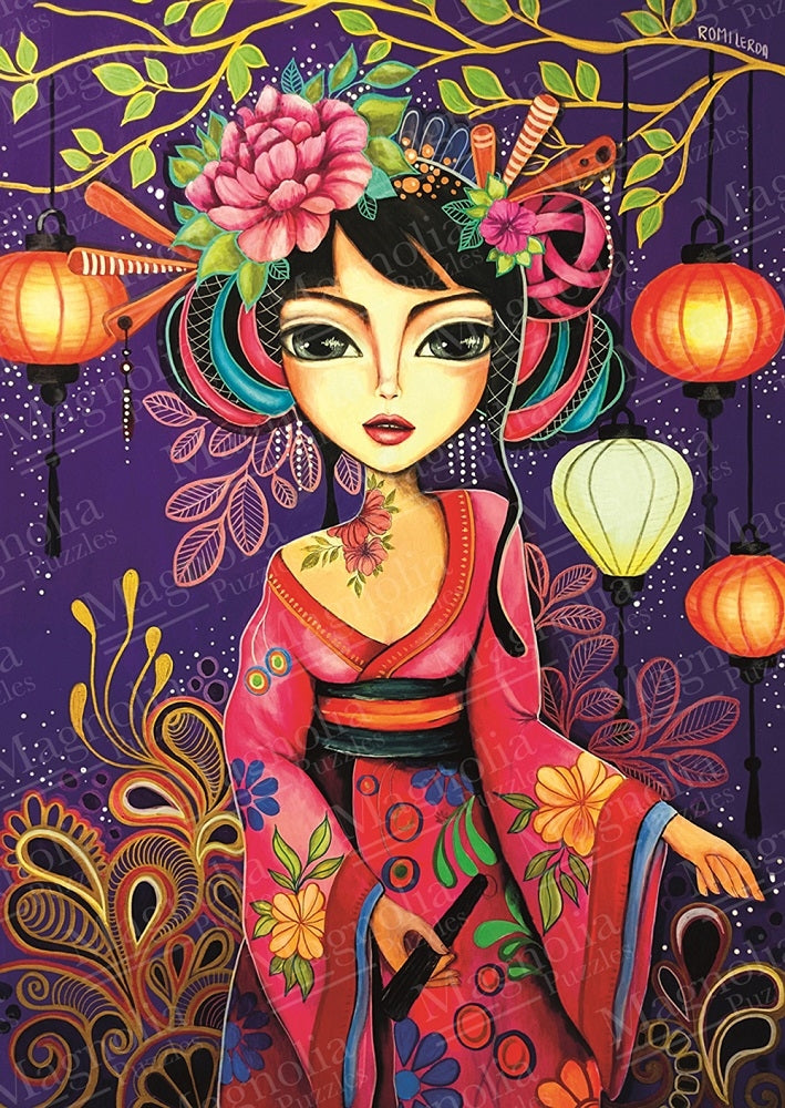 Magnolia Puzzles 1000 Palan Palapeli Geisha