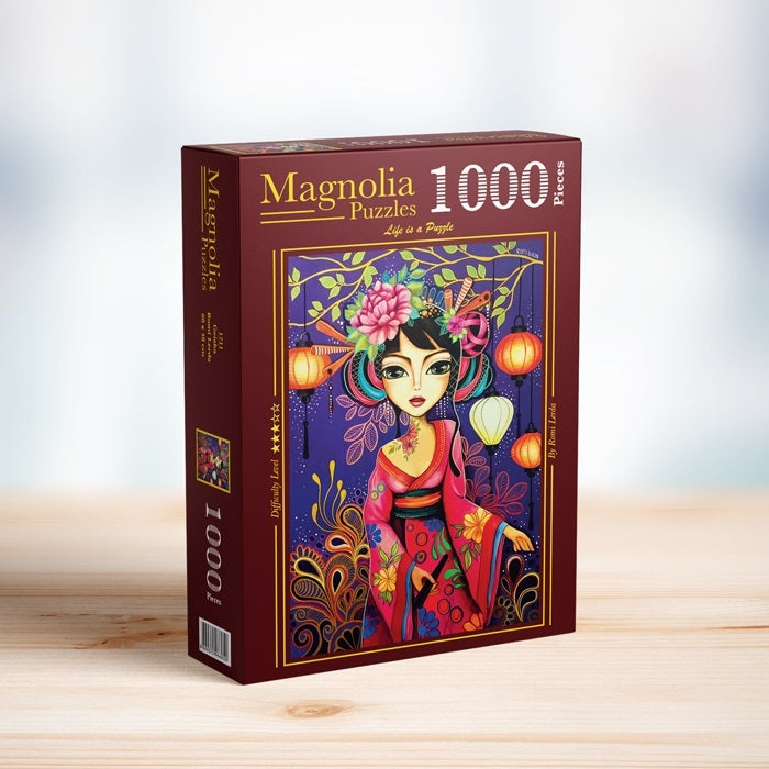 Magnolia Puzzles 1000 Palan Palapeli Geisha