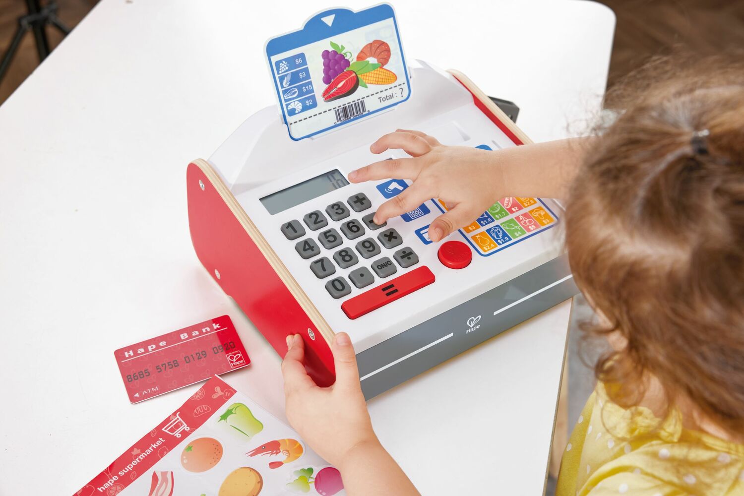 Hape Elektroninen Kassakone ja Rahat