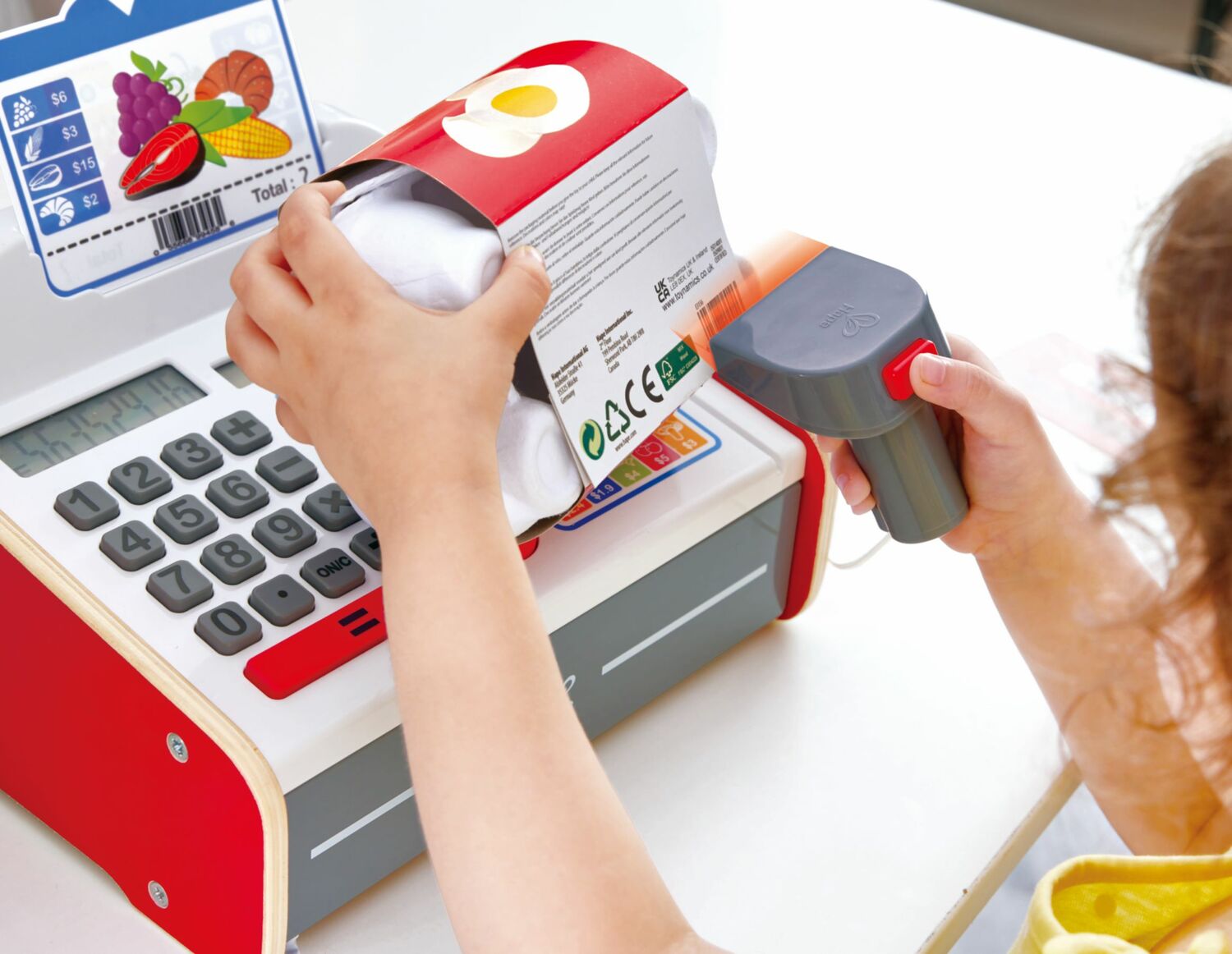 Hape Elektroninen Kassakone ja Rahat