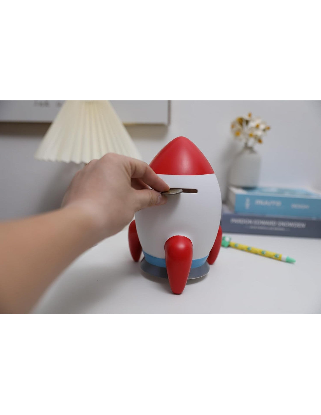 iTotal Säästöpossu 18cm Avaruusraketti