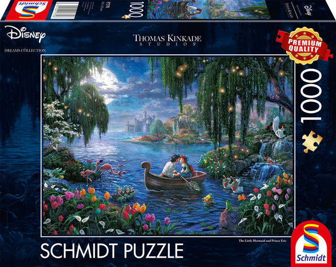 Schmidt Thomas Kinkade 1000 Palan Palapeli Disney The Little Mermaid and Prince Eric