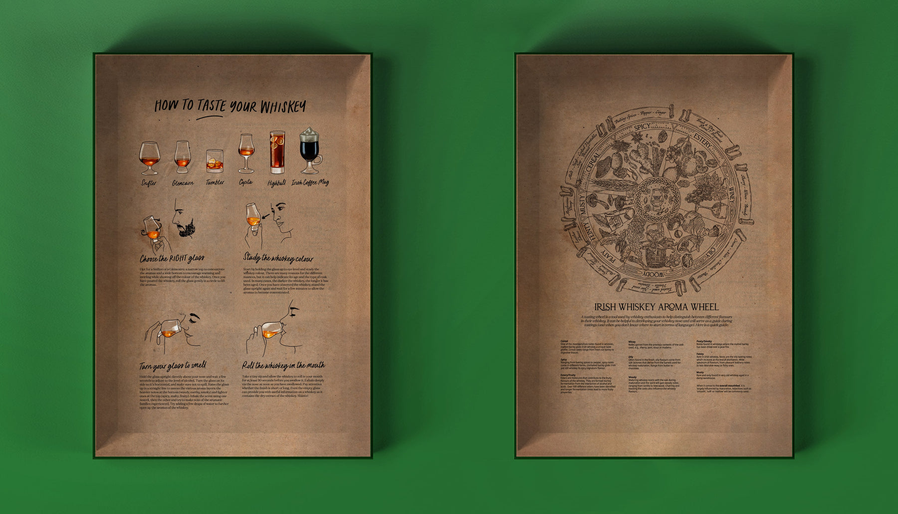 Water & Wines Irland, Whiskey Puzzle 1000 Palan Palapeli
