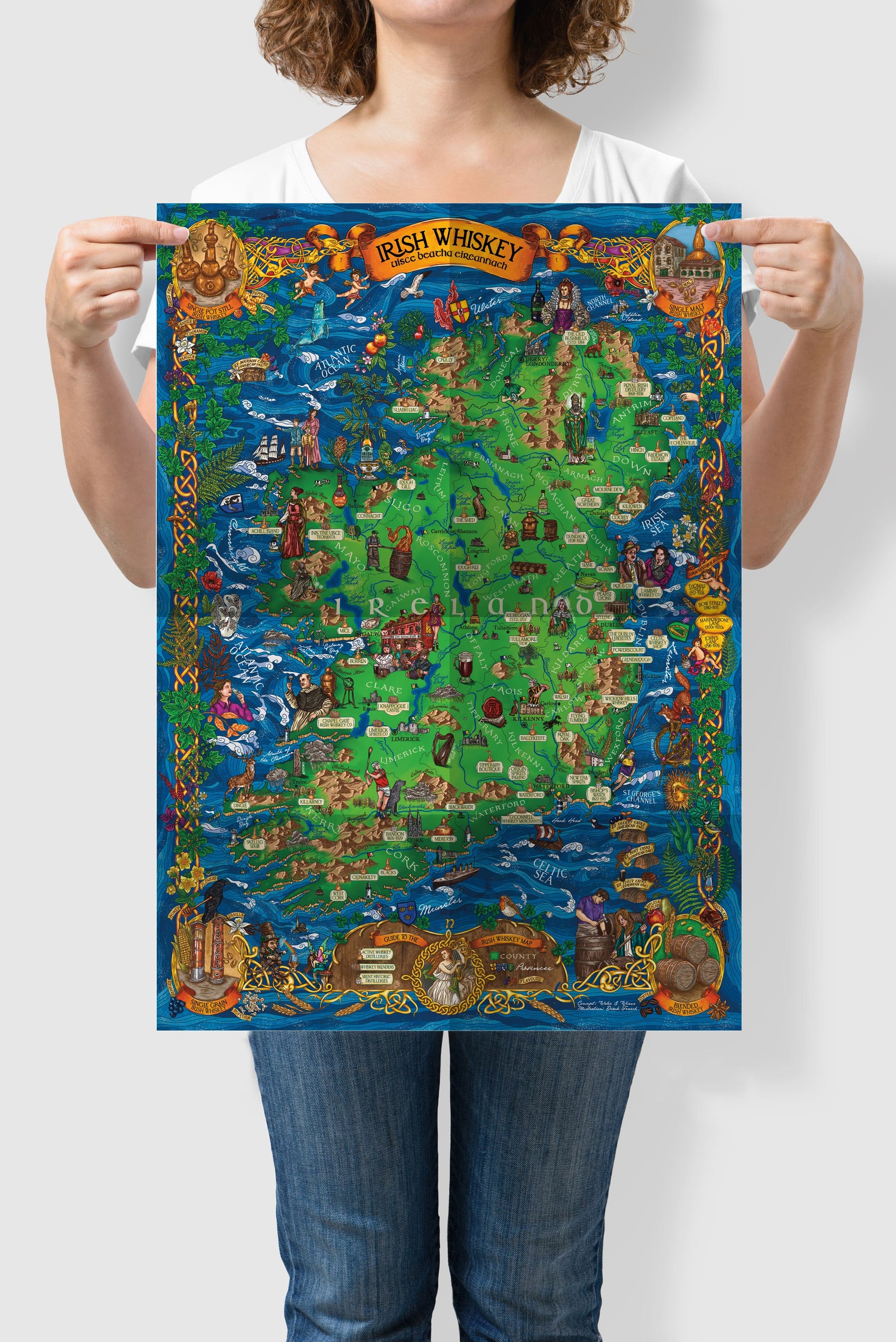 Water & Wines Irland, Whiskey Puzzle 1000 Palan Palapeli