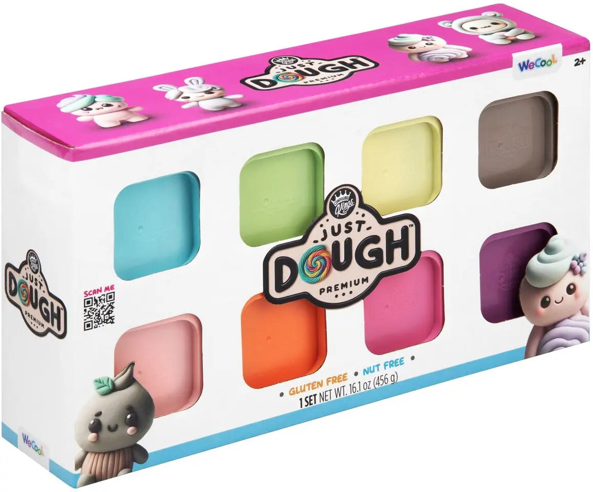 Just Dough Muovailuvaha Pastellinsävyiset Värit 8 kpl