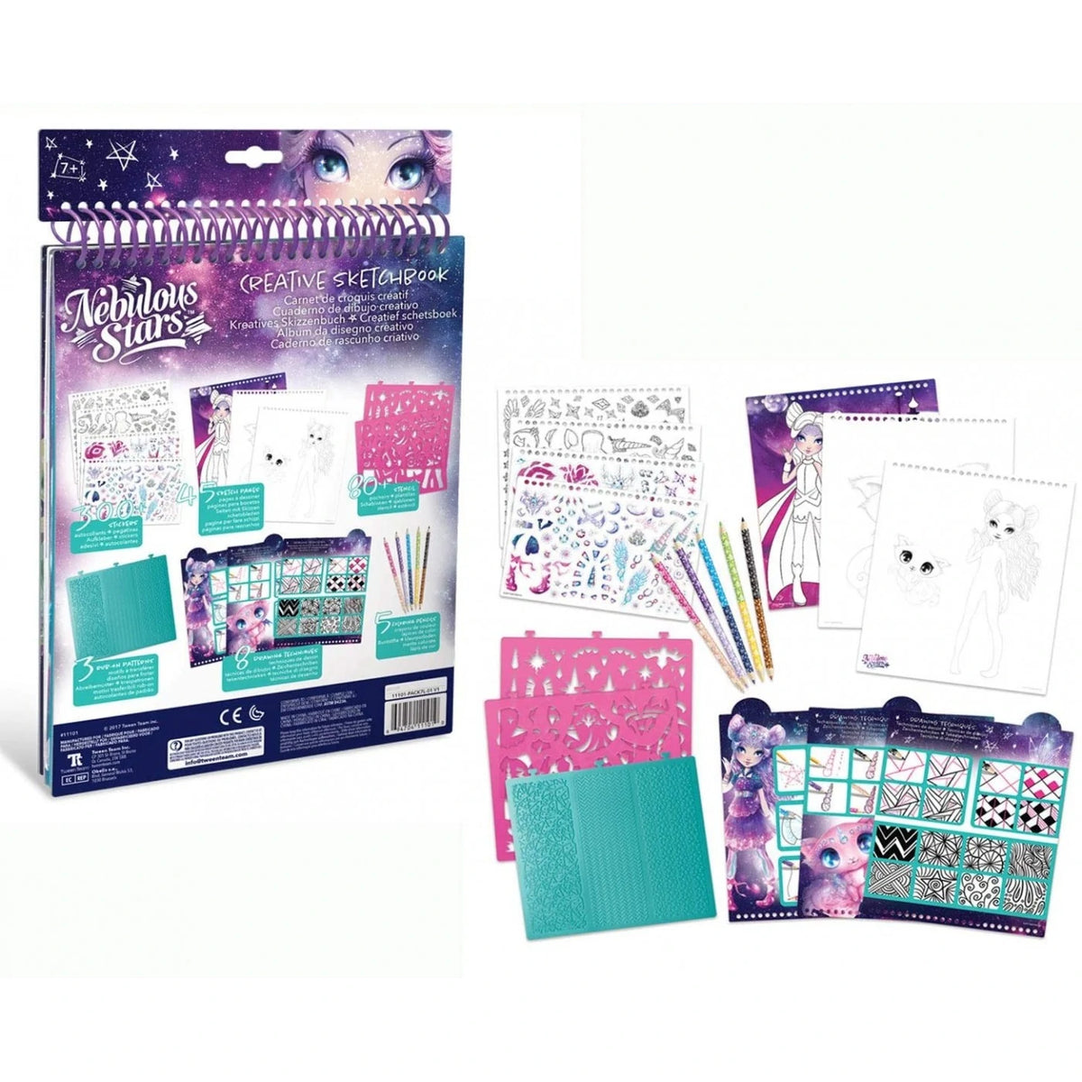 Nebulous Stars Suunnittelukirja ja Kynät