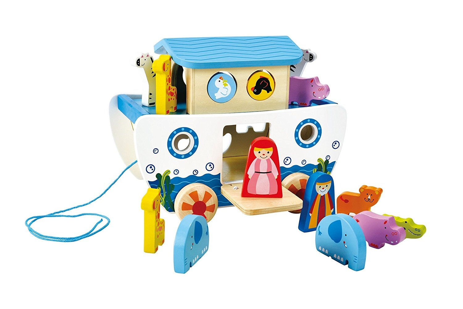 Hape Palikkalaatikko Eläinlaiva 3 in 1