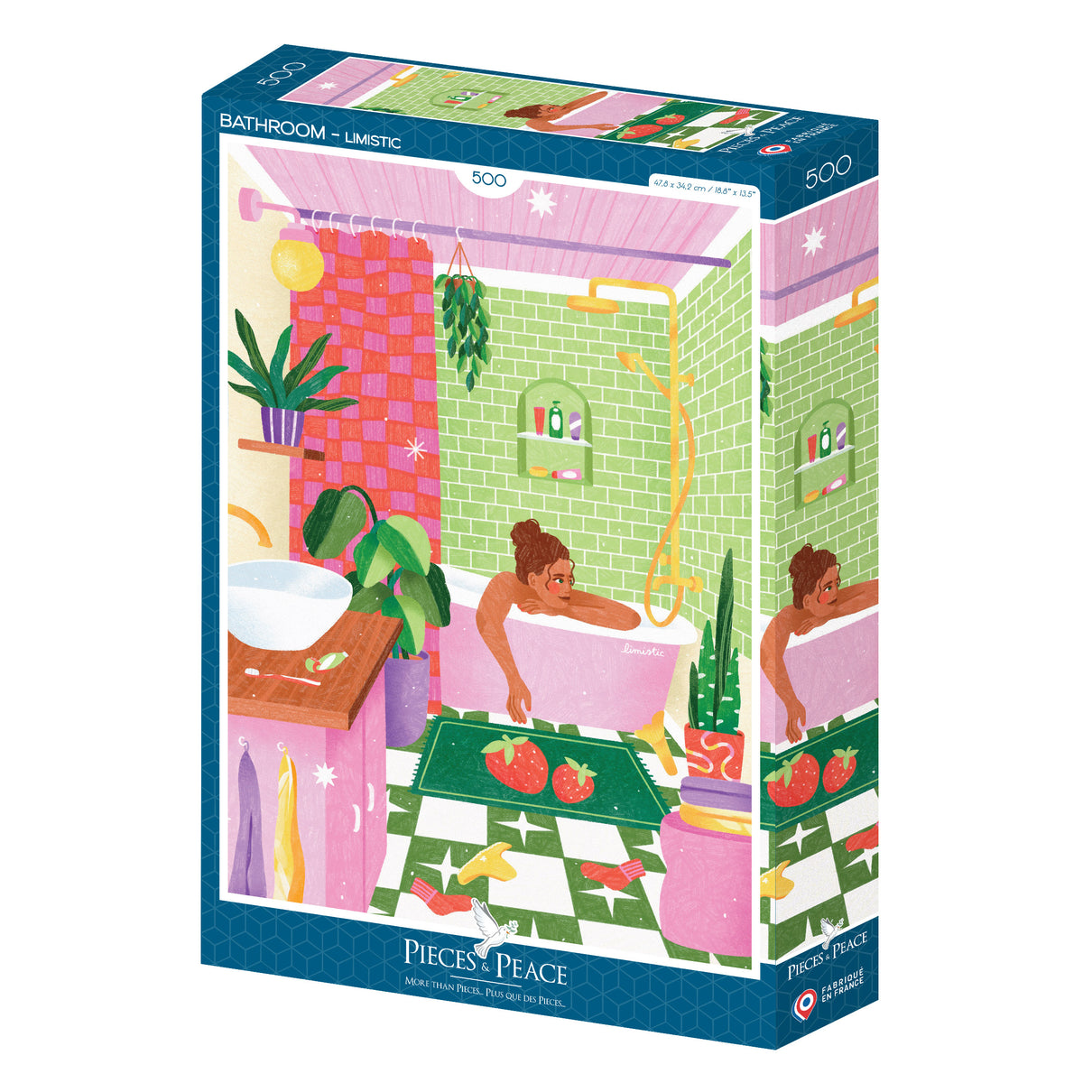 Pieces and Peace 500 Palan Palapeli Bathroom