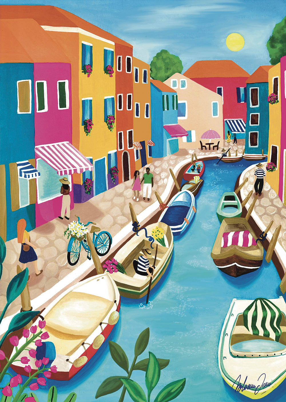 Pieces and Peace 1000 Palan Palapeli Burano