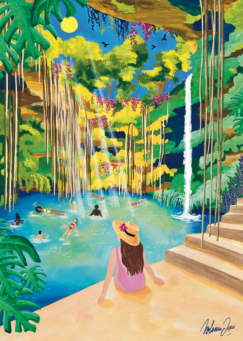 Pieces and Peace 1000 Palan Palapeli Cenote Ik'Il