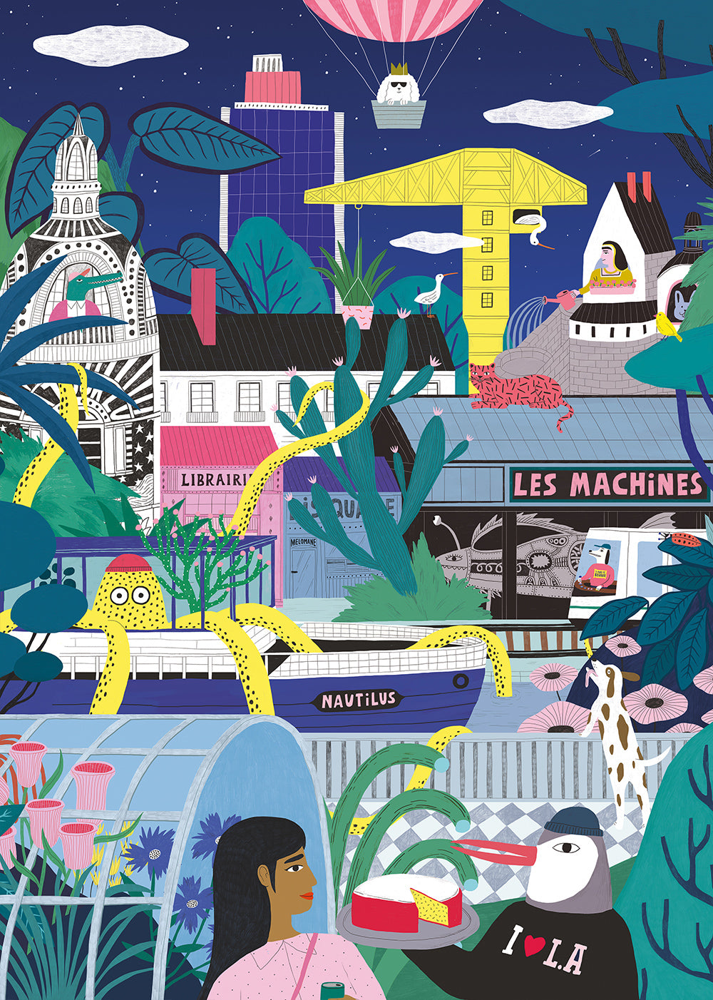 Pieces and Peace 1000 Palan Palapeli Nantes Extraordinaire