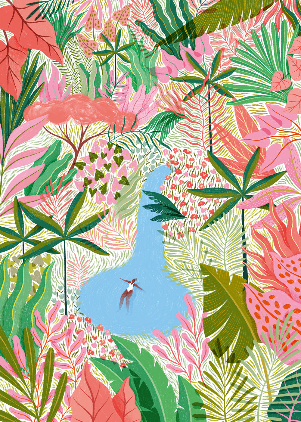 Pieces and Peace 1000 Palan Palapeli Piscine Naturelle