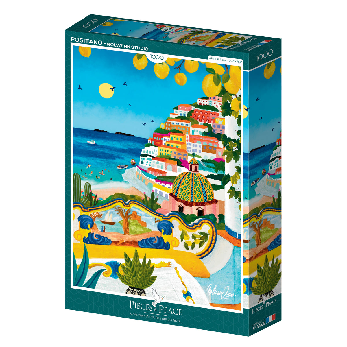 Pieces and Peace 1000 Palan Palapeli Positano
