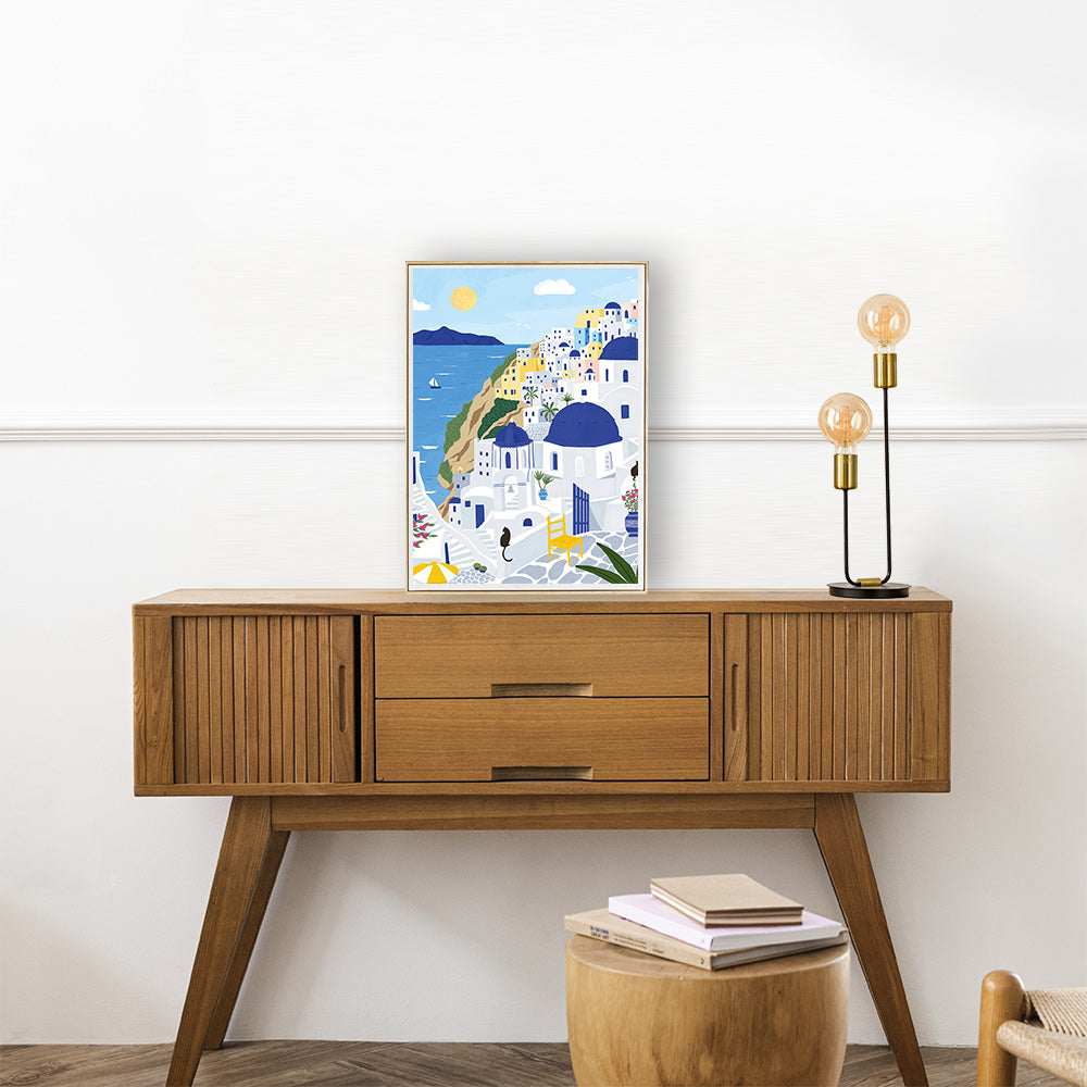 Pieces and Peace 500 Palan Palapeli Santorini