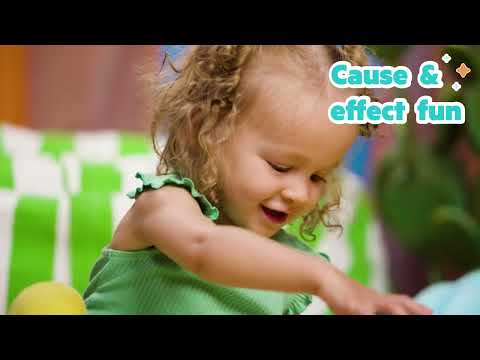 Bright Starts Press And Glo Spinner Hyrrä Valolla ja Äänillä