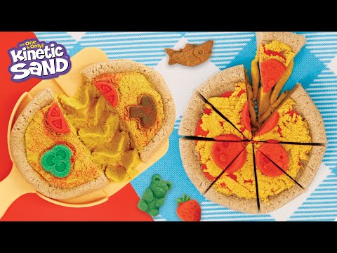 Kinetic Sand SquishPizza Taikahiekka Leikkisetti