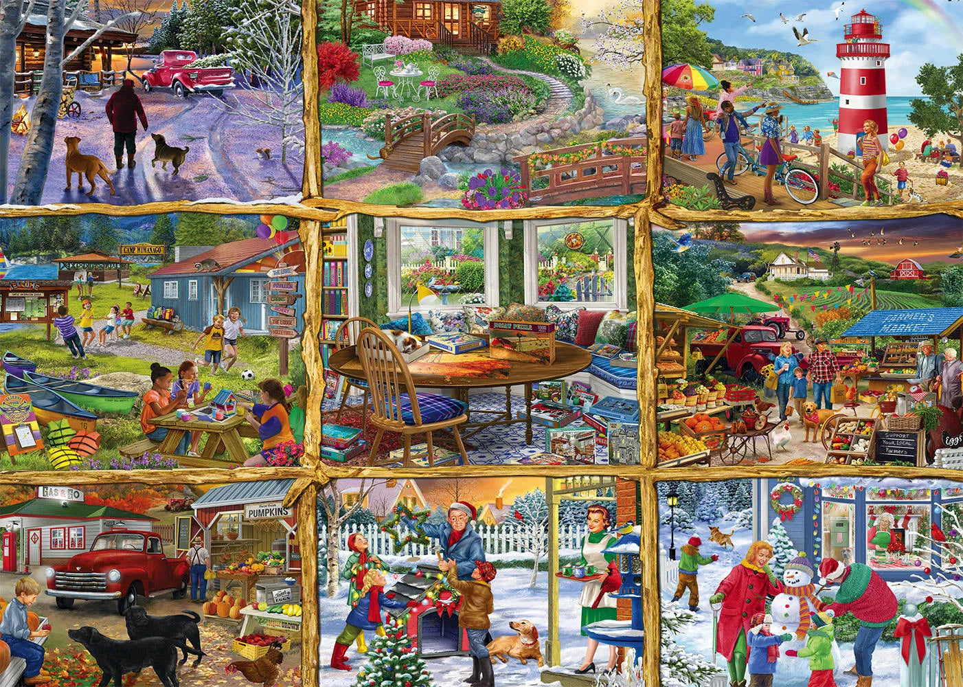 Alipson Puzzle 1000 Palan Palapeli For All Seasons