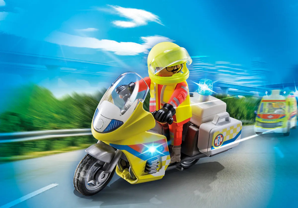 Playmobil 71205 Pelastusmoottoripyörä valoilla