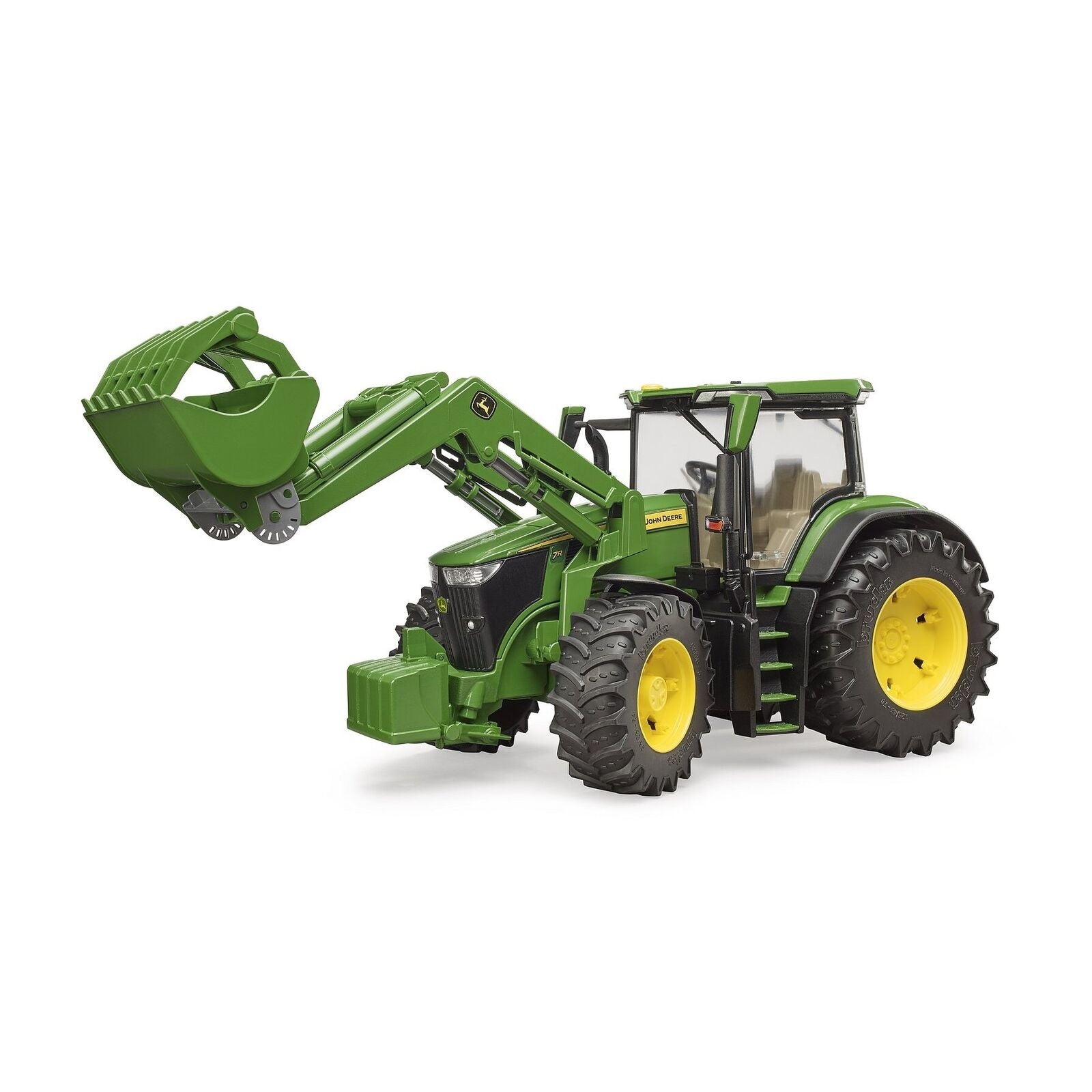 Bruder 3151 John Deere 7R 350 Etukuormaajalla 1:16