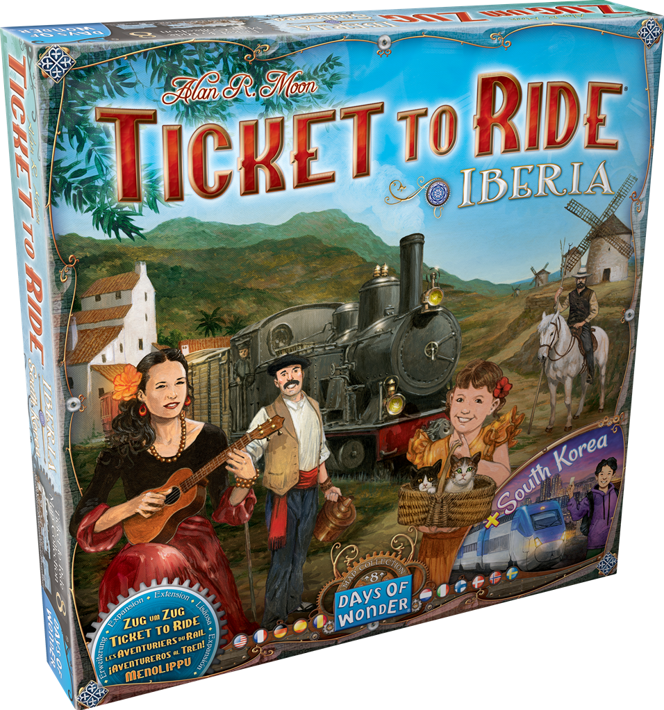 Menolippu Iberia & South Korea Lisäosa Ticket to Ride peliin
