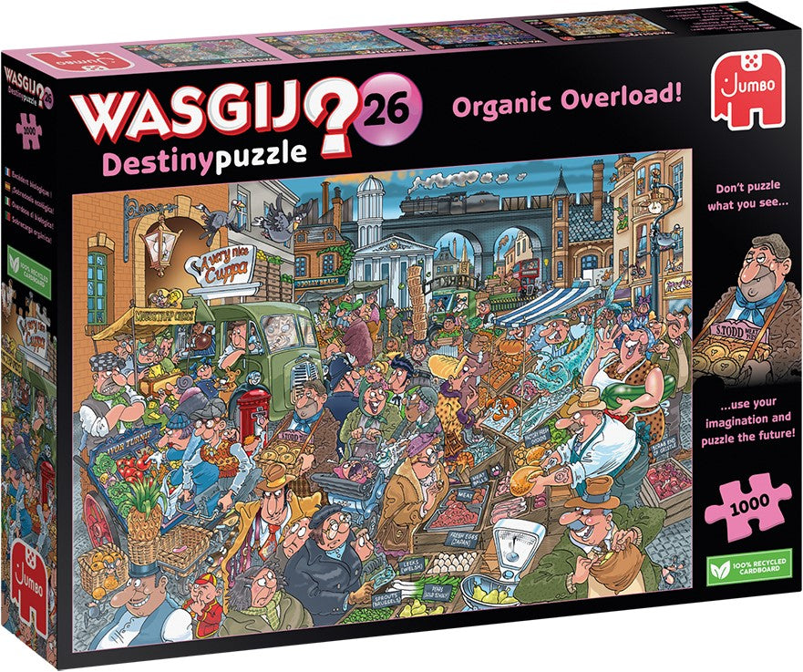 Wasgij 26 Destiny 1000 Palan Palapeli Organic Overload!