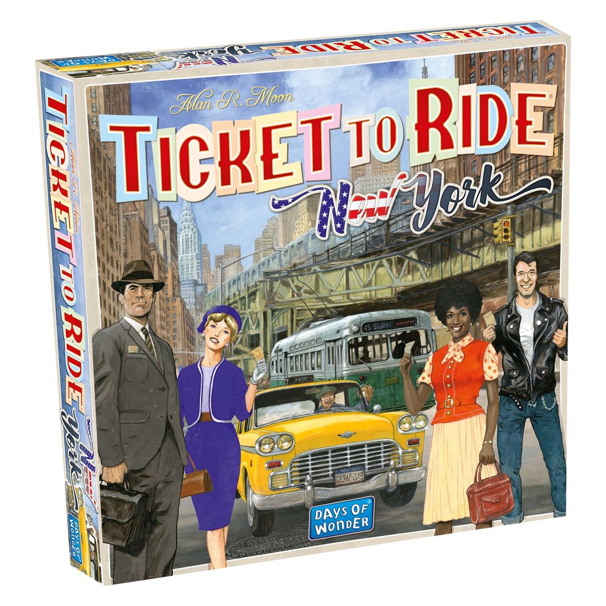 Menolippu New York Lisäosa Ticket to Ride peliin