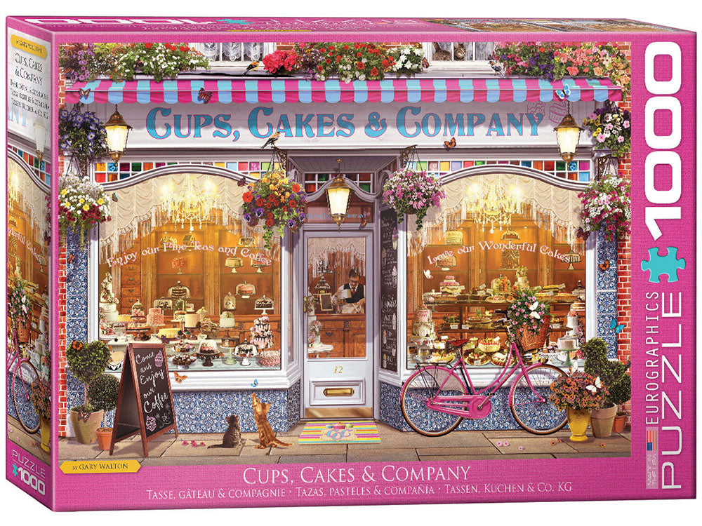 Eurographics 1000 Palan Palapeli Cups, Cakes & Company
