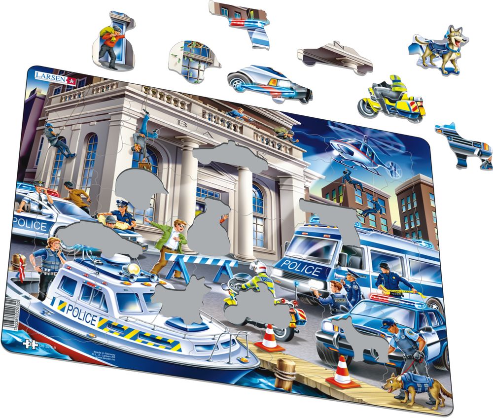 Larsen Kehyspalapeli Poliisi 43 palaa