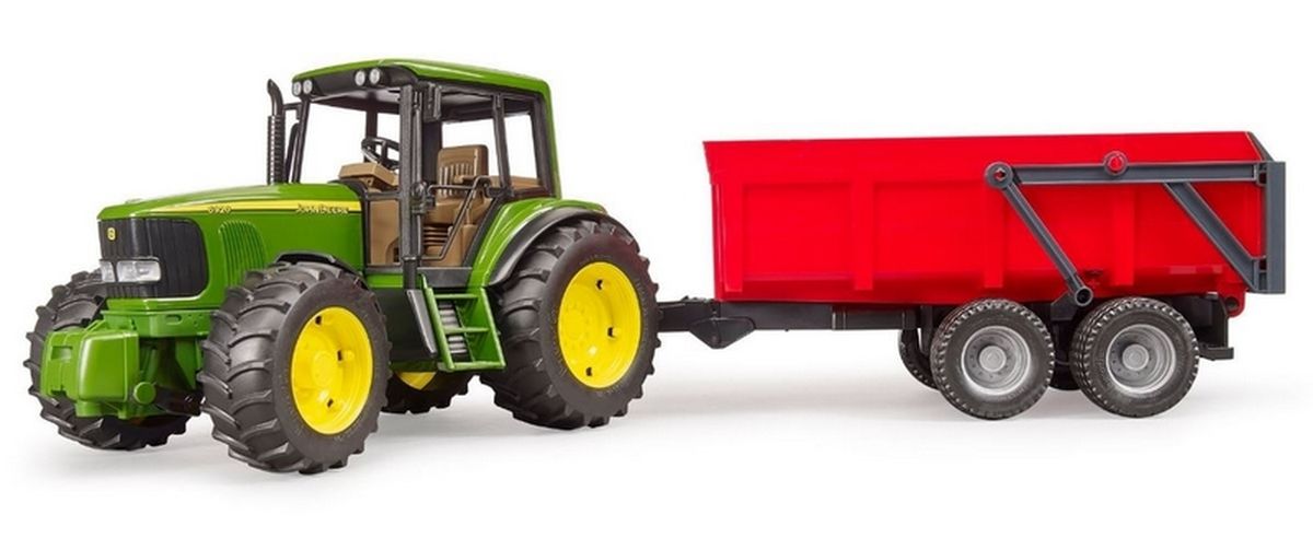 Bruder John Deere Traktori sekä Peräkärry
