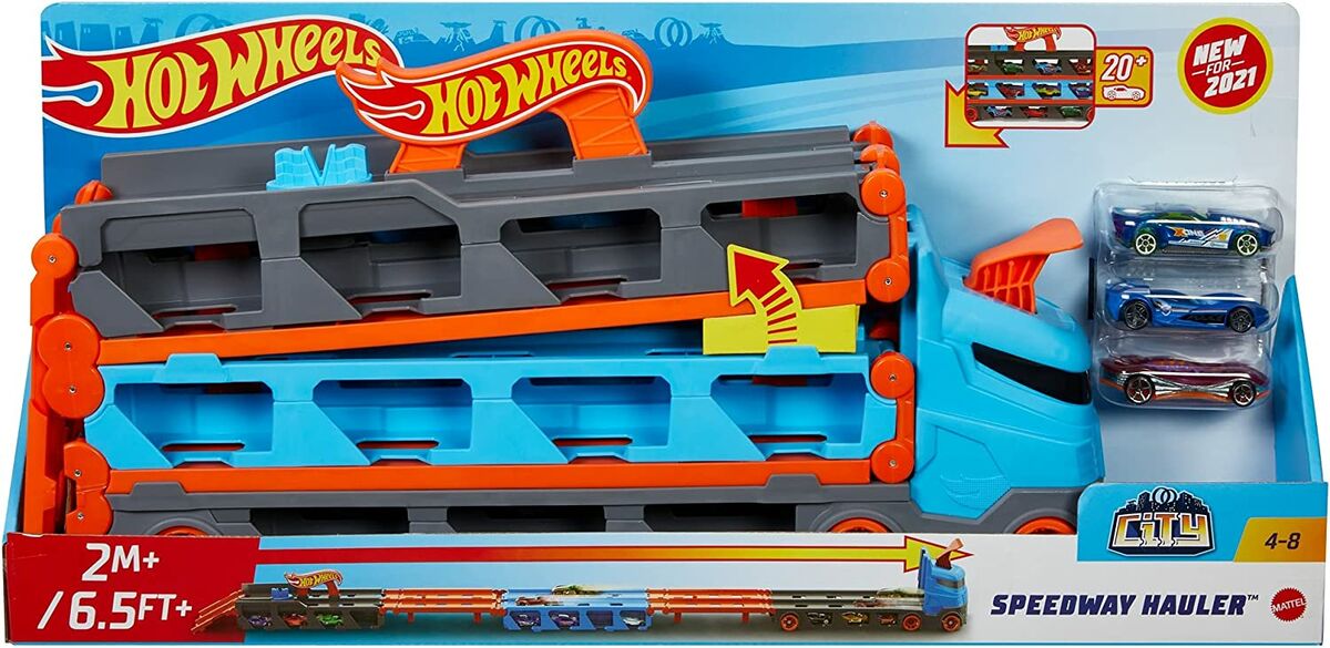 Hot Wheels City Speedway Hauler Leikkisetti