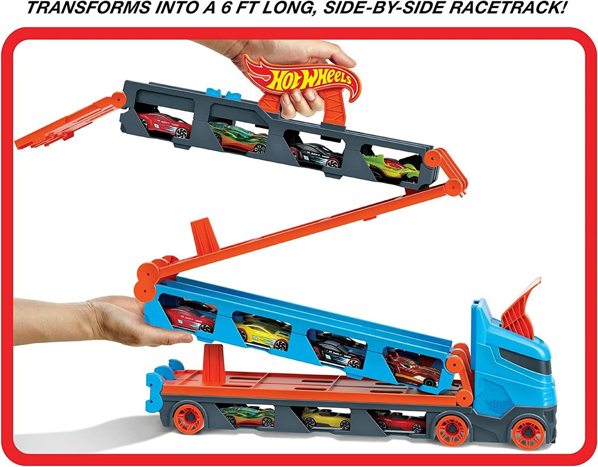 Hot Wheels City Speedway Hauler Leikkisetti