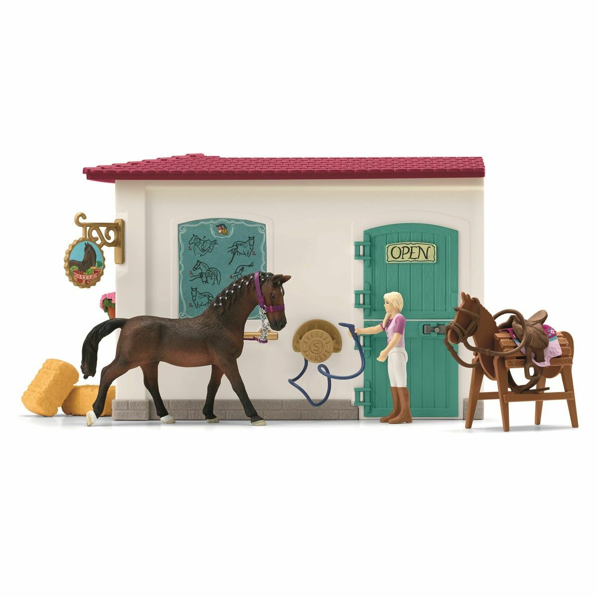 Schleich 42568 Horse Club Tarvikemyymälä