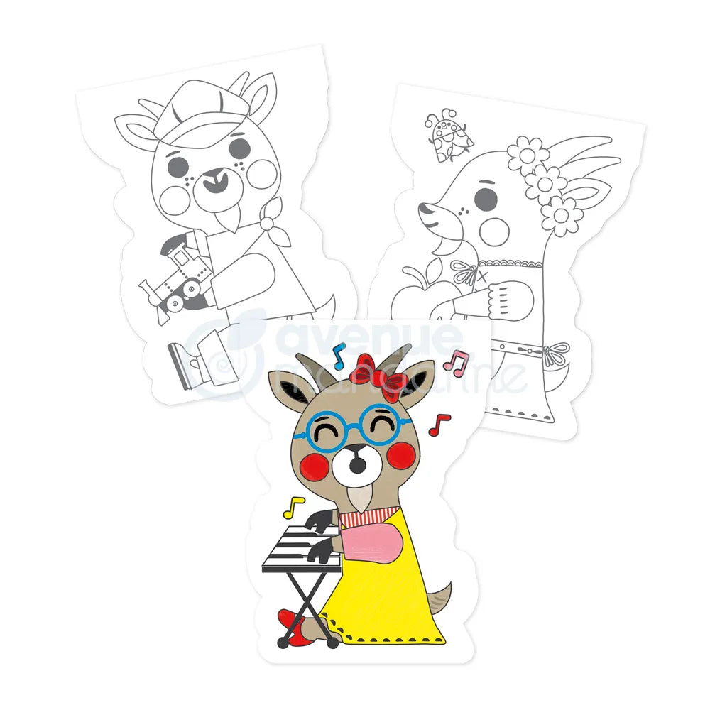 Graffy Vuohi Värityskuvat