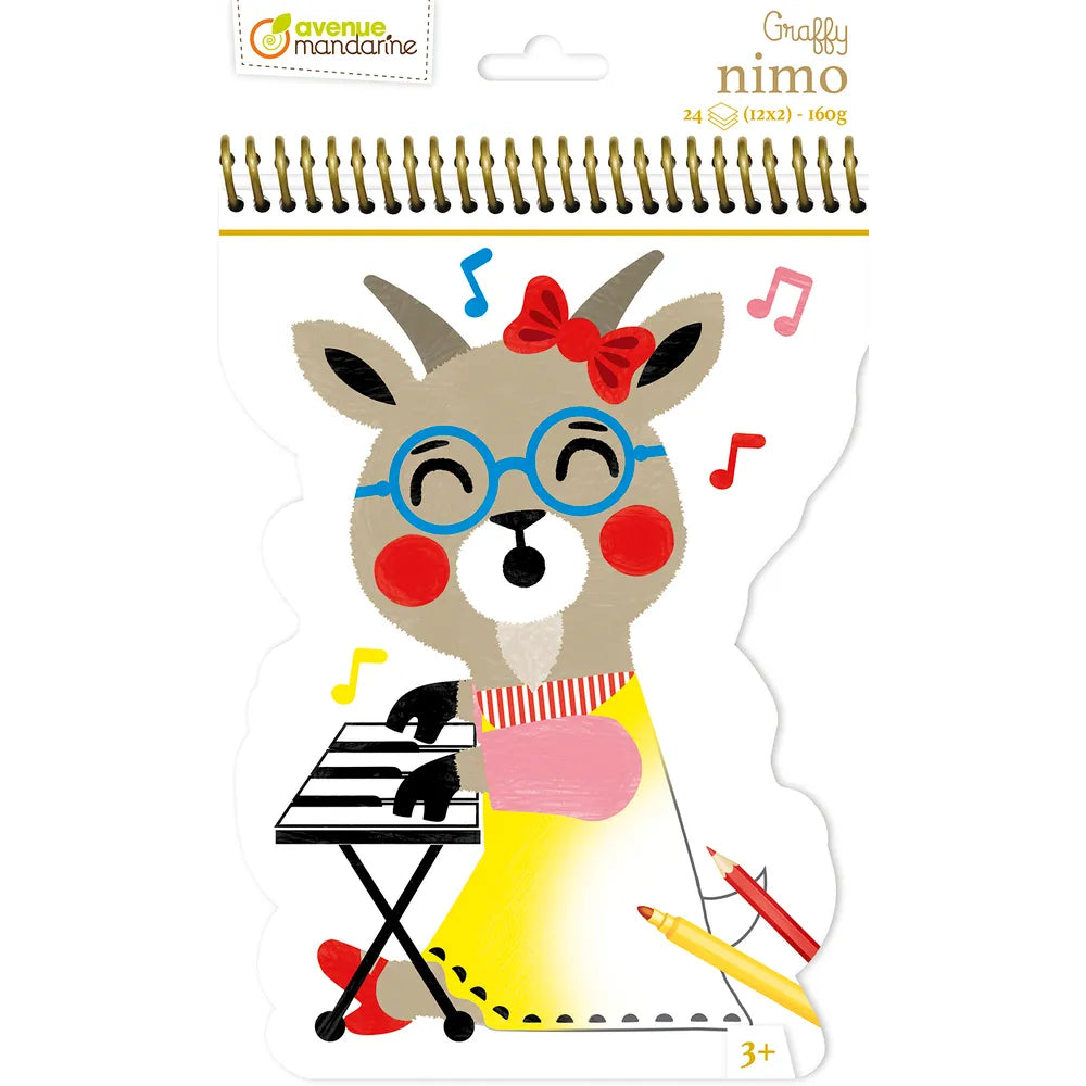 Graffy Vuohi Värityskuvat