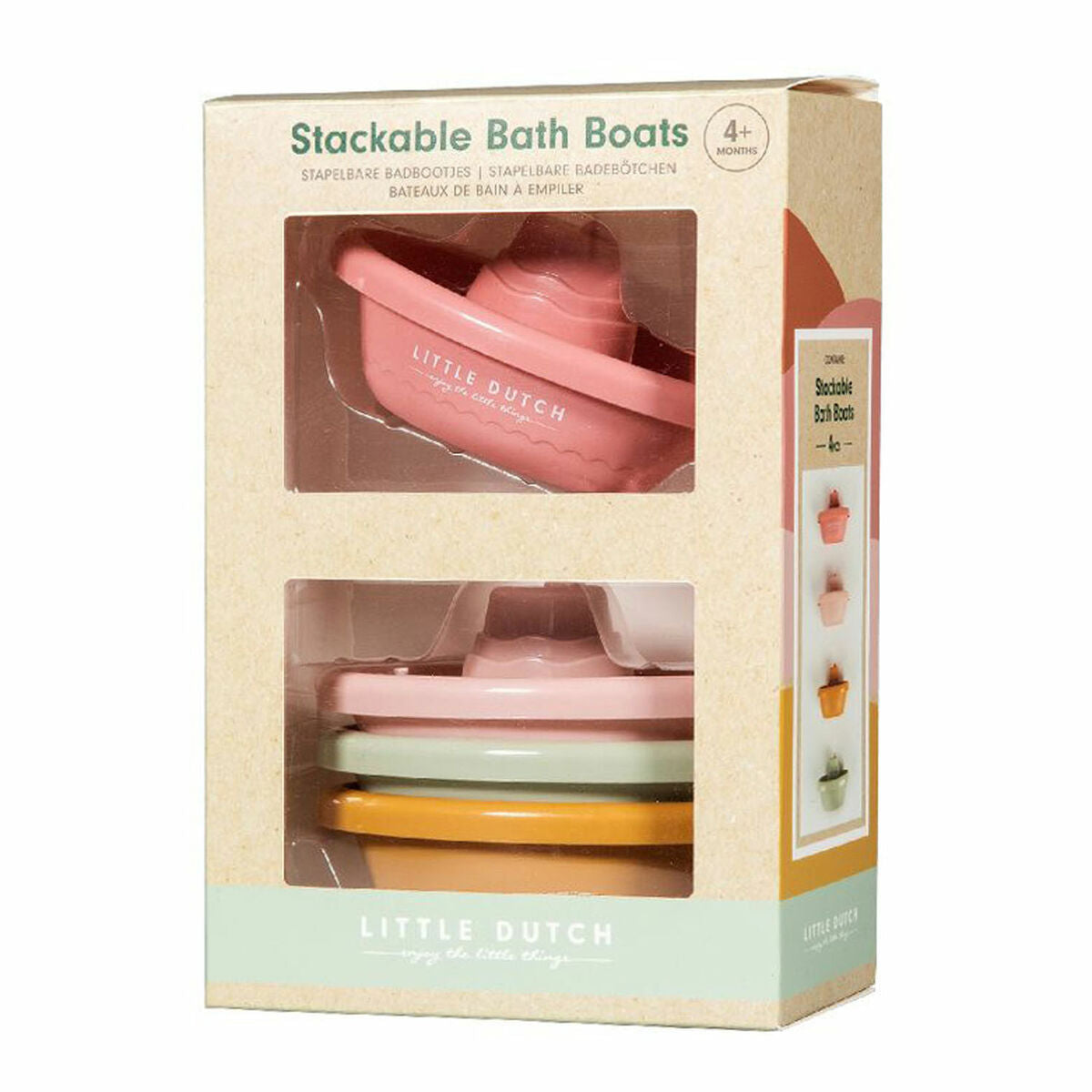 Little Dutch Kylpyveneet 4 kpl Pinkki