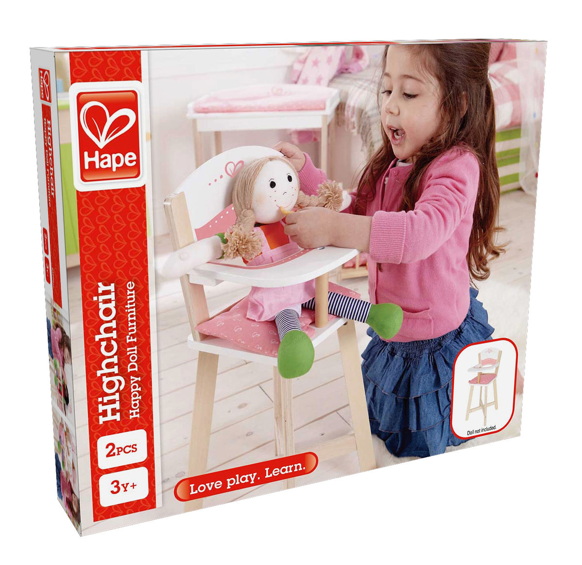 Hape Nuken Puinen Syöttötuoli
