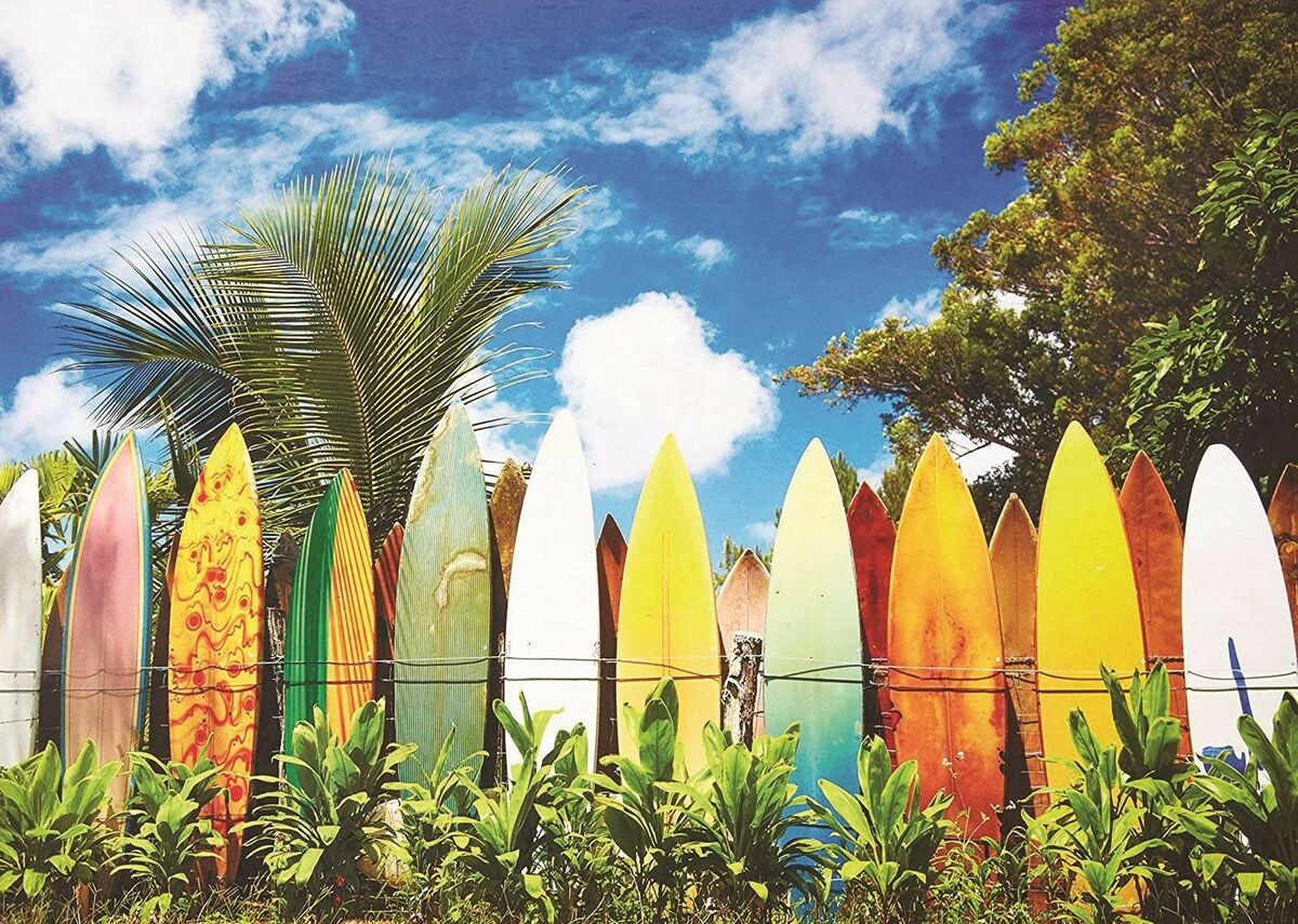 Eurographics Puzzle 1000 Palan Palapeli Surfer's Paradise Hawaii