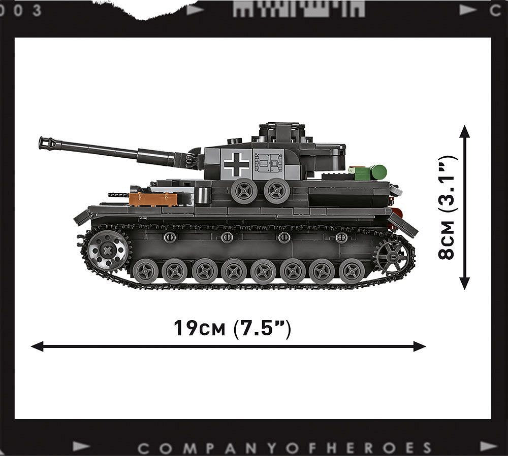 Cobi 3045 Company Of Heroes PANZER IV Ausf.G Koottava Tankki