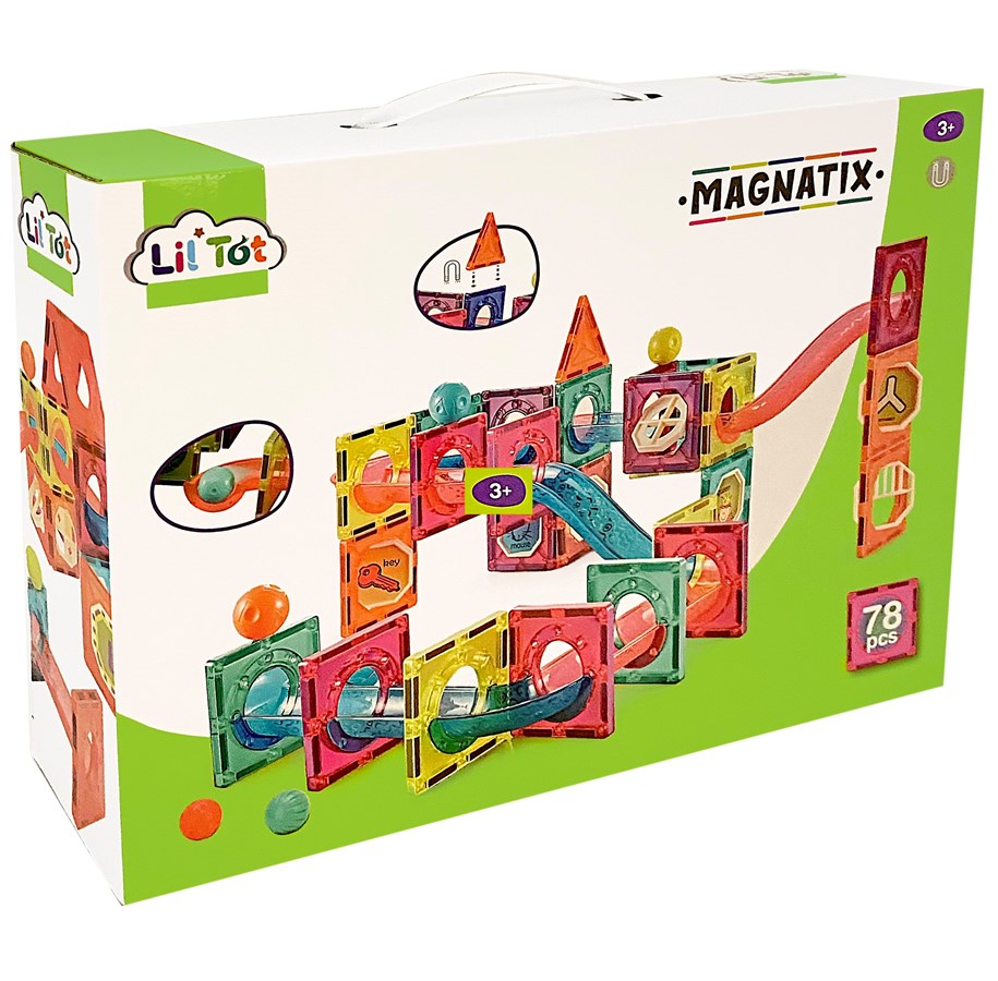 Lil Tot Magnatix Magneettirakennussarja 78 Osaa