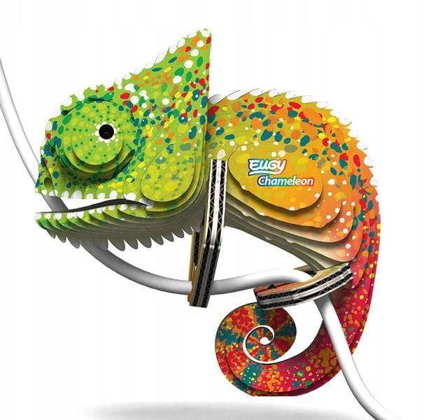EUGY 3D koottava Kameleontti
