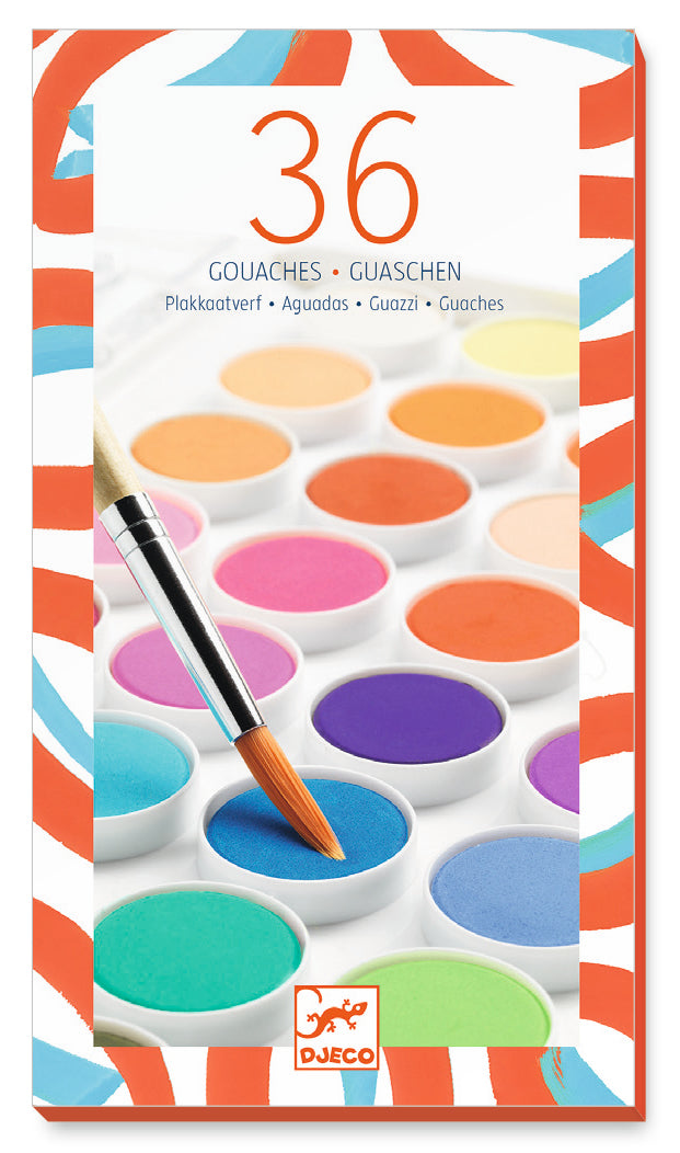 Djeco Vesivärit 36 väriä