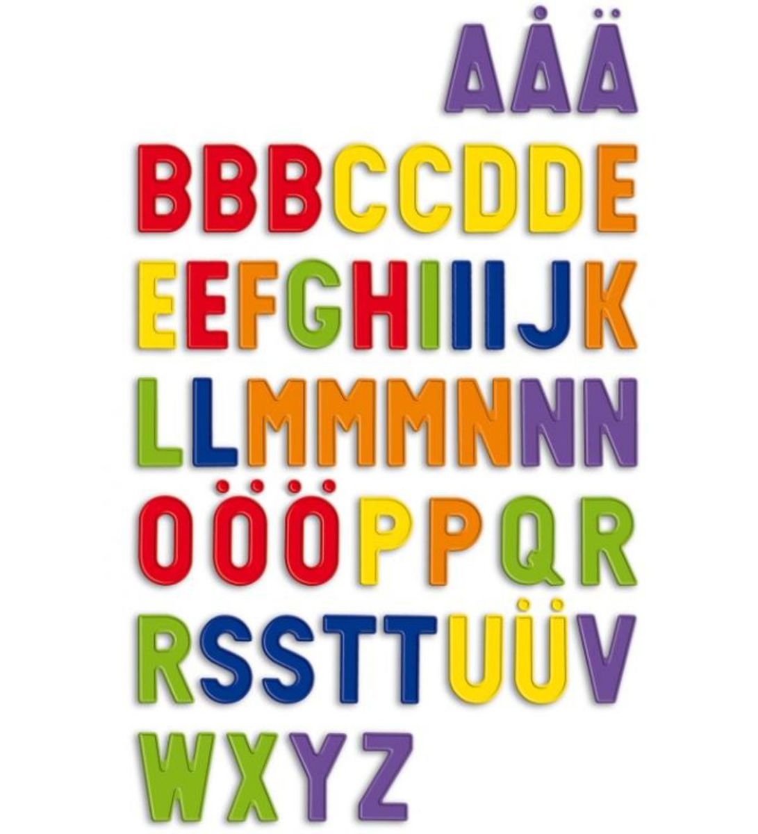 Quercetti Muoviset Magneettikirjaimet