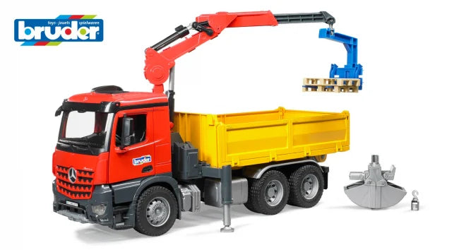 Bruder 03651 MB Kuorma-auto Nosturilla 1:16