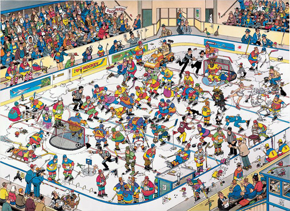 Jan Van Haasteren 1000 Palan Palapeli Ice Hockey