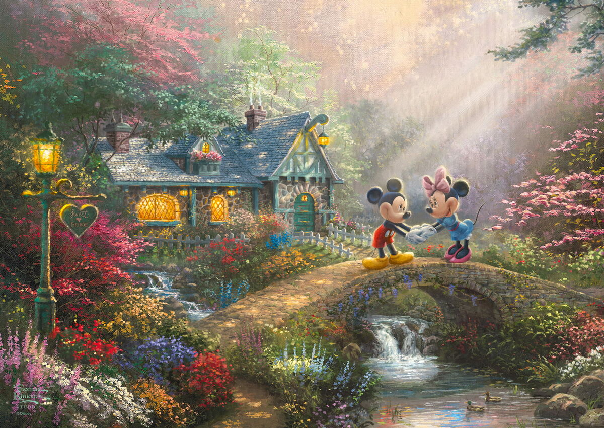 Schmidt Thomas Kinkade 500 Palan Palapeli Mikki ja Minni