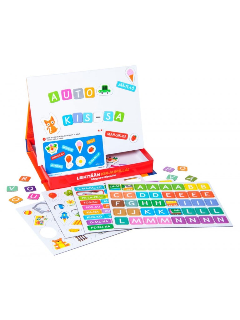 Oppi ja Ilo Magneettipuuha Leikitään Kirjaimilla
