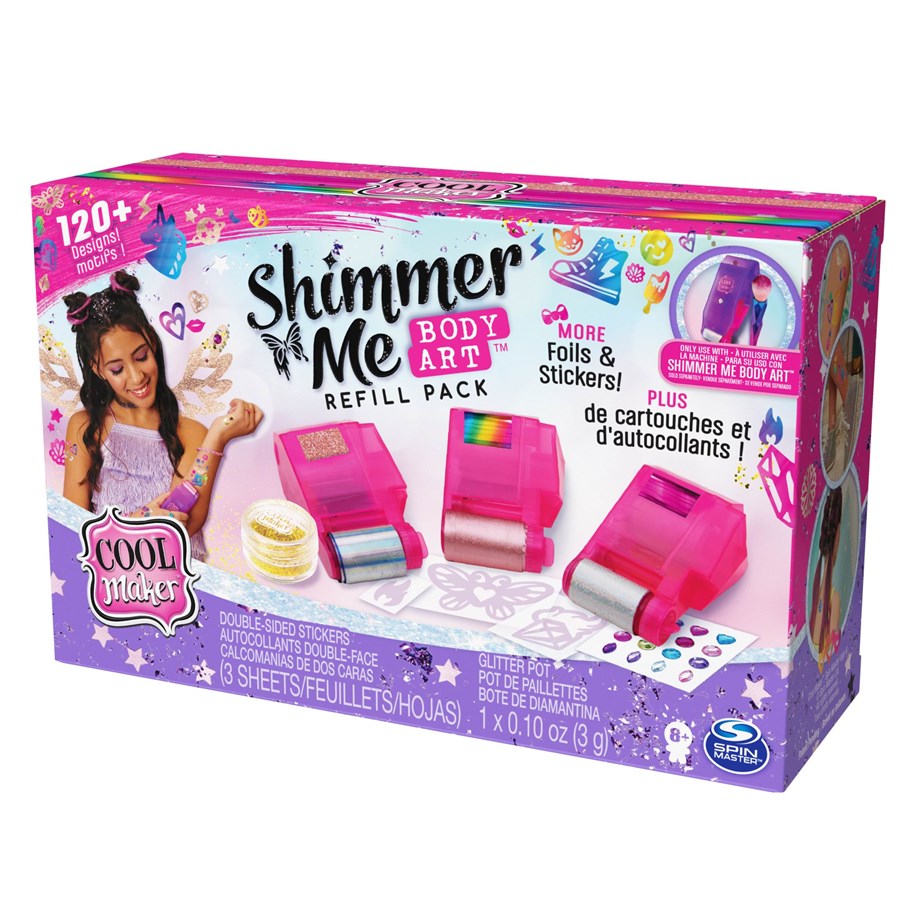 Cool Maker Shimmer Me Body Art täyttöpaketti